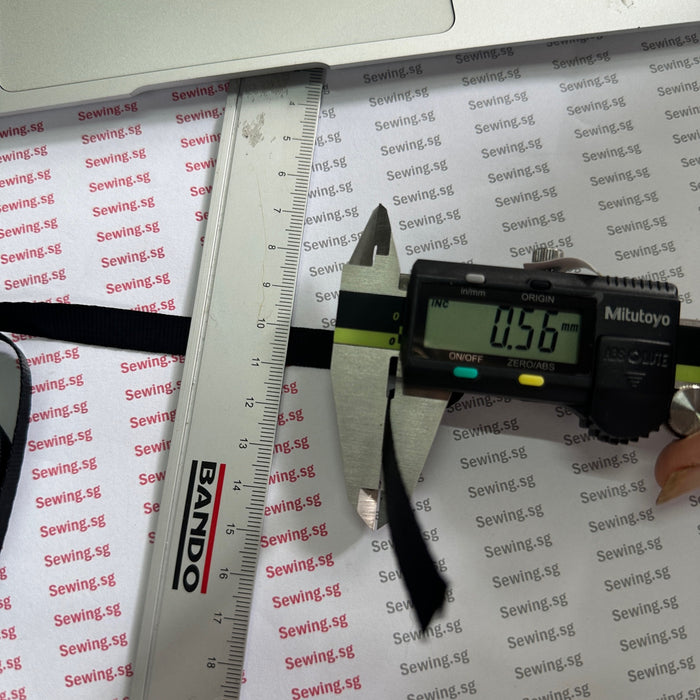 Measurement tools including a ruler and digital caliper on a 'Sewing.sg' branded background.