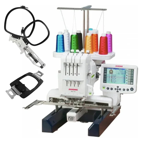 Janome MB4 Four-Needles Embroidery Machine (Made in Japan) - Ban Soon Sewing Machine Pte Ltd