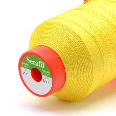 Serafil Yellow Sewing Thread - Color 0113, Size #40 for Shoes & Leather