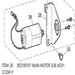 Brother NV950 Main Motor Sub Assembly CCOM-V XE3180101 | 220V–240V-Sewing.sg