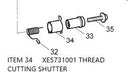 XE5731001  /  THREAD CUTTING SHUTTER - Ban Soon Sewing Machine Pte Ltd