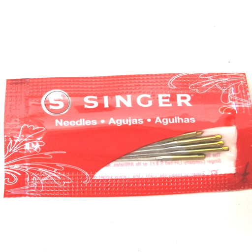 Singer Original Sewing Machine Needle 2045 (Gold) ; 10 pieces per pack. - Ban Soon Sewing Machine Pte Ltd