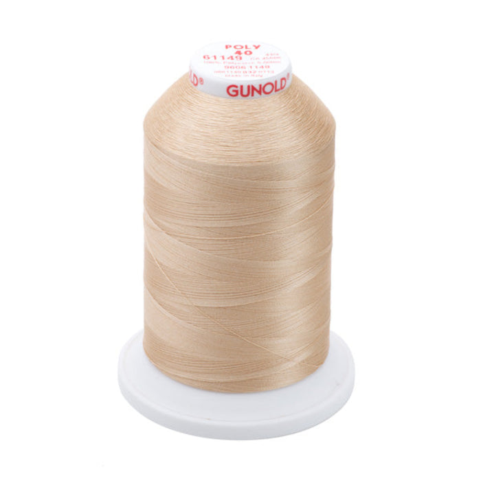 Gunold Embroidery  Thread - POLY 40-61149-Deep Ecru - 5000m