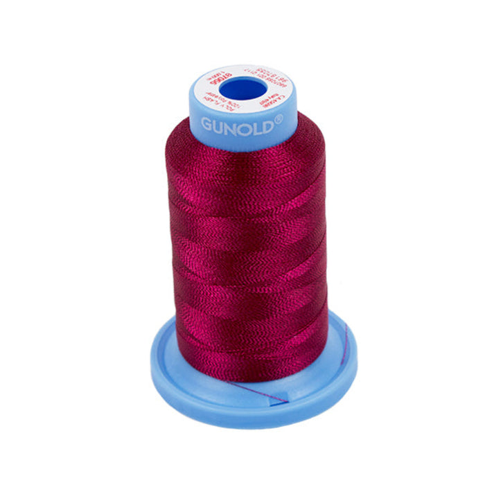 Gunold POLY FLASH 40 Cranberry 87055 – 1,000m Metallic Embroidery Thread-Sewing.sg