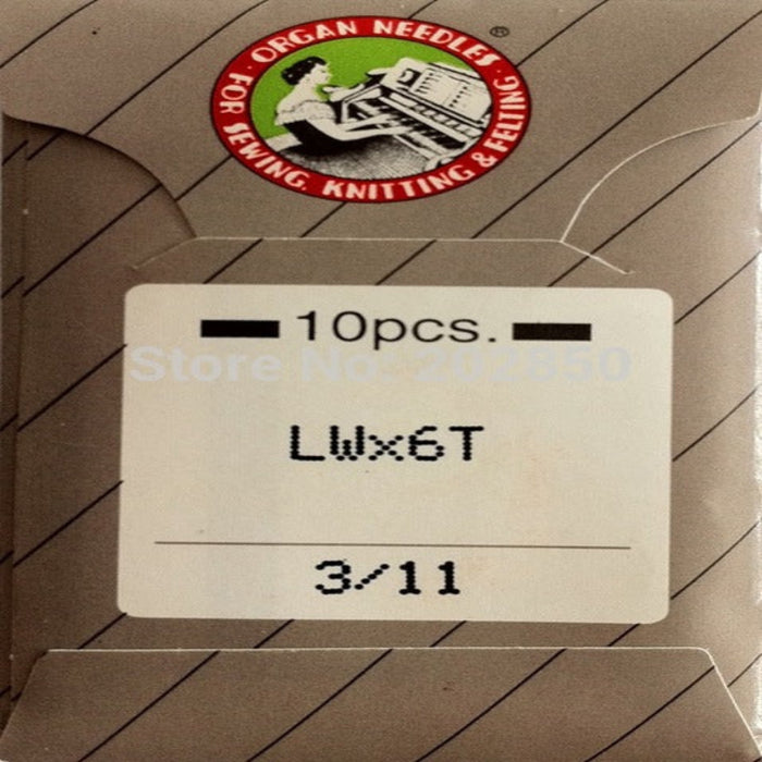 Organ Industrial Needles For Blind Hem Stitch Machine LWx6T or LWx2T (10pcs Pack)