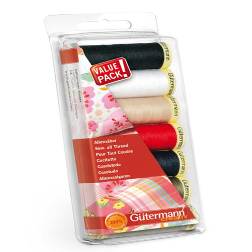 731099 | Creativ, 7 Reels Sew-all Thread 100 m, Premium Quality - Gutermann Made in Germany. - Ban Soon Sewing Machine Pte Ltd
